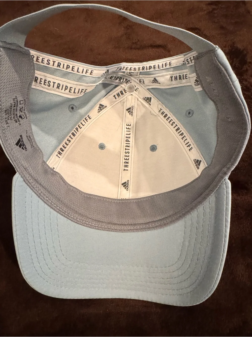 adidas Pastel Blue Curved-Brim Cap